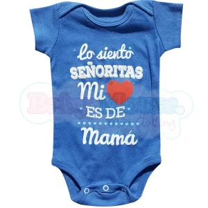 Pañalero manga corta niño. Corazón de mamá