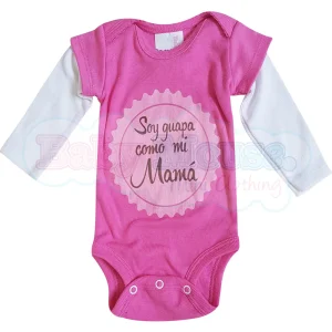 Pañalero Manga Larga Niña . Guapa como mamá