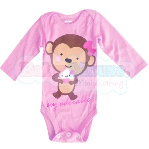 Pañalero Manga Larga Niña. Soy Adorable