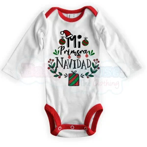 Pañalero Manga larga. Mi primera Navidad