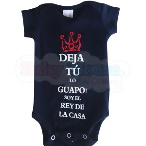 Pañalero Manga Corta niño . Soy el rey de la casa