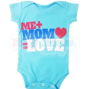 Pañalero Manga Corta unisex . Me + Mom = Love