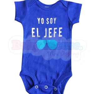 Pañalero Manga Corta Niño. Yo Soy el Jefe