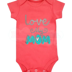 Pañalero Manga Corta Niña. Love my mom