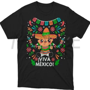 Playera caballero . Muñeco mexicano