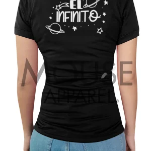 Playera Dama tipo polo . El infinito