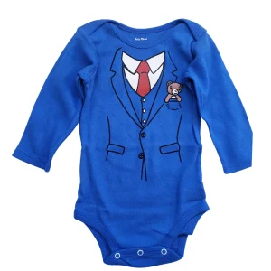 Pañalero Manga Larga Niño. Smoking osito