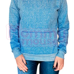 Sudadera Dama con coderas. Azul