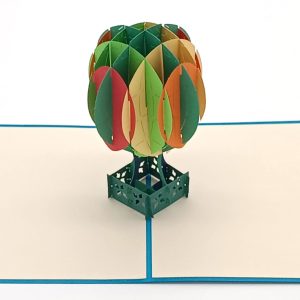 Globo aerostático Multicolor