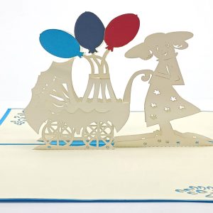 Carrito Bebé celeste