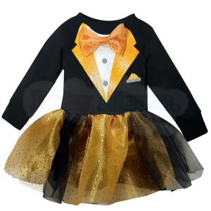 Vestido Fiesta moño real 3 meses a 6 Años