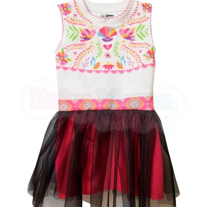 Vestido Mexicana 3 meses a 4 Años