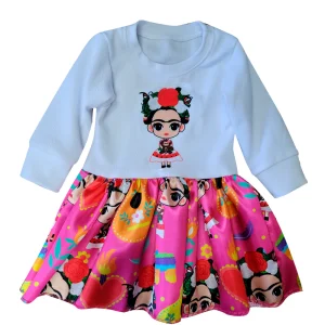 Vestido frida. 3 meses a 8 Años